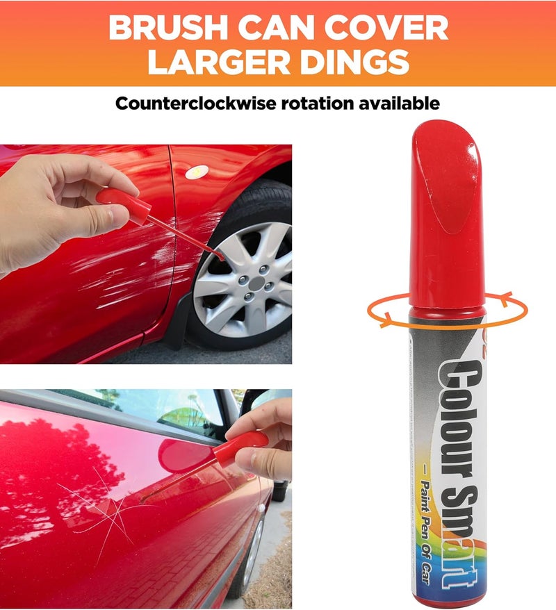 AOCISKA Car Scratch Remover,Car Paint Scratch Repair,Car Scratch Remover Pen,Car Accessories Car Pro Mending Car Remover Scratch Repair Paint Pen,Touch Up Paint for Cars Paint Scratch Repair (Red) - Image 3